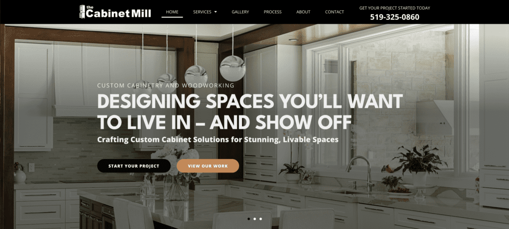 Example of how to use brand photos online on your website